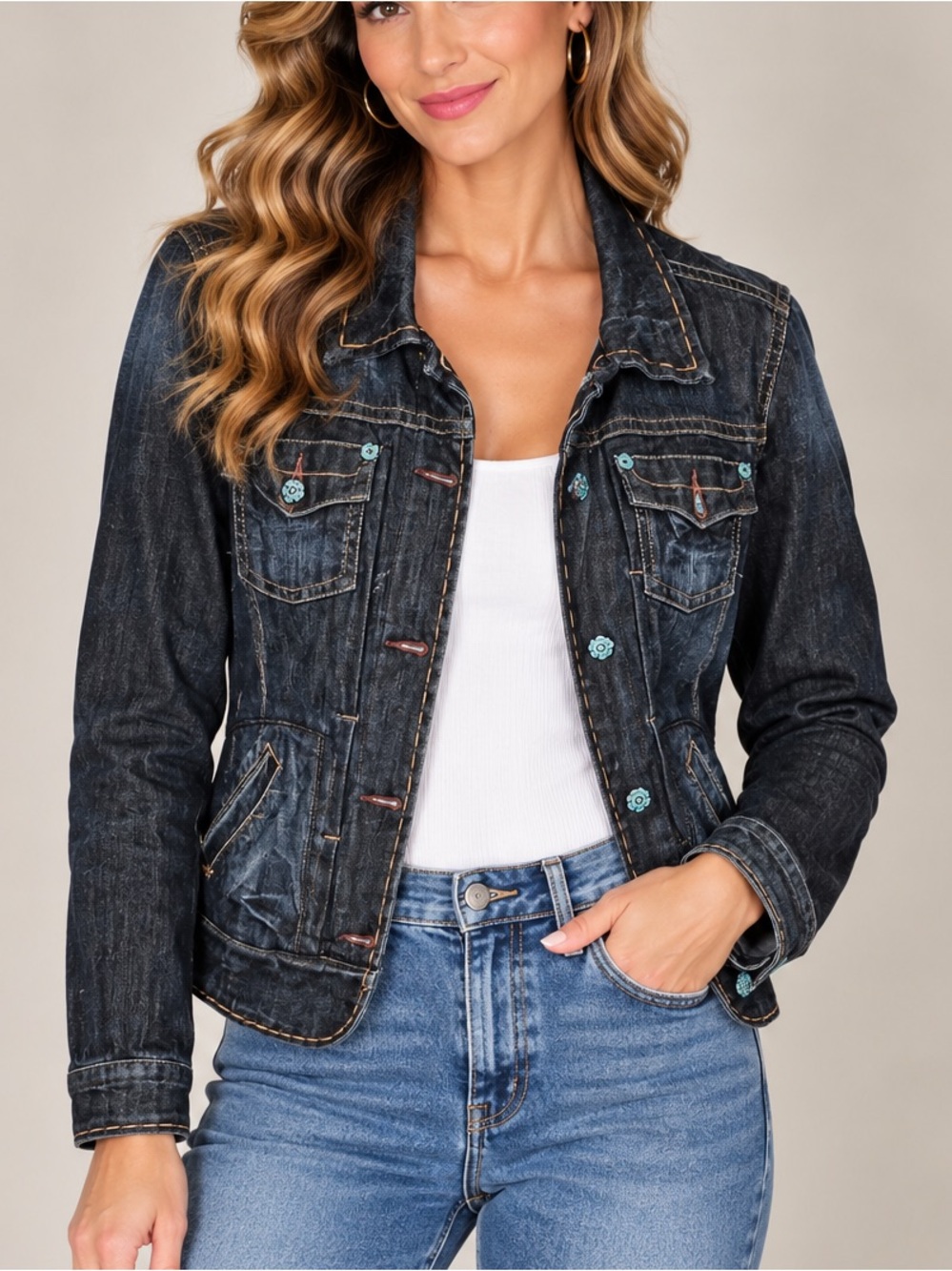Vintage Venezia Jean‎ Jacket